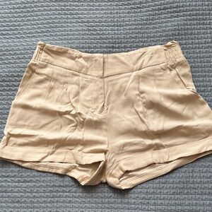 Sparkle & Fade High Waist Tan Shorts